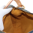 LOUIS VUITTON Monogram Denim Buggy PM Shoulder Bag Blue M95049 LV Auth 207579V-28