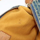 LOUIS VUITTON Monogram Denim Buggy PM Shoulder Bag Blue M95049 LV Auth 207579V-31