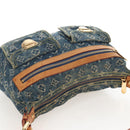 LOUIS VUITTON Monogram Denim Buggy PM Shoulder Bag Blue M95049 LV Auth 207579V-6