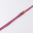 Miu Miu Matelasse Shoulder Bag Leather Pink Gold Tone Auth 207581V-10
