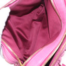 Miu Miu Matelasse Shoulder Bag Leather Pink Gold Tone Auth 207581V-24