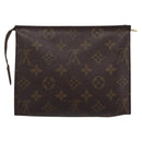 LOUIS VUITTON Monogram Poche Toilette 19 Pouch M47544 LV Auth 207582-2