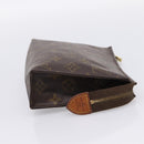 LOUIS VUITTON Monogram Poche Toilette 19 Pouch M47544 LV Auth 207582-4