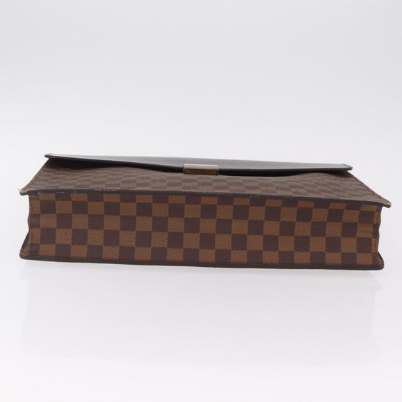 LOUIS VUITTON Damier Ebene Altona PM Briefcase N53315 LV Auth 207585