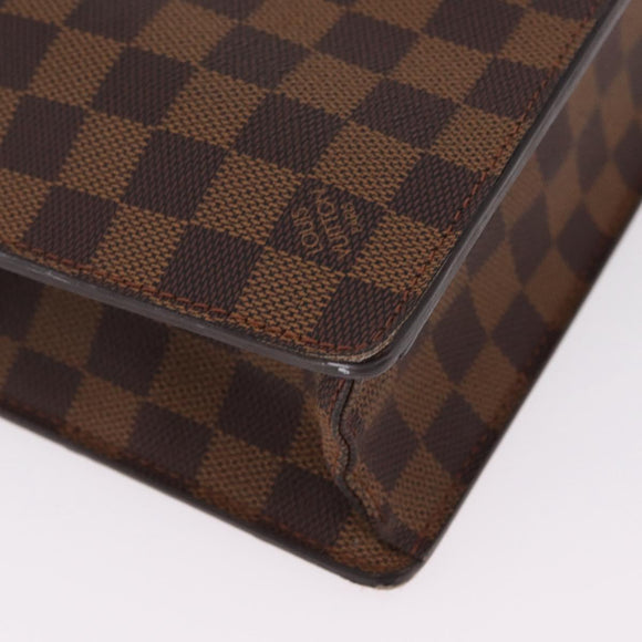 LOUIS VUITTON Damier Ebene Altona PM Briefcase N53315 LV Auth 207585