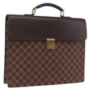 LOUIS VUITTON Damier Ebene Altona PM Briefcase N53315 LV Auth 207585-1