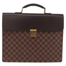 LOUIS VUITTON Damier Ebene Altona PM Briefcase N53315 LV Auth 207585-2