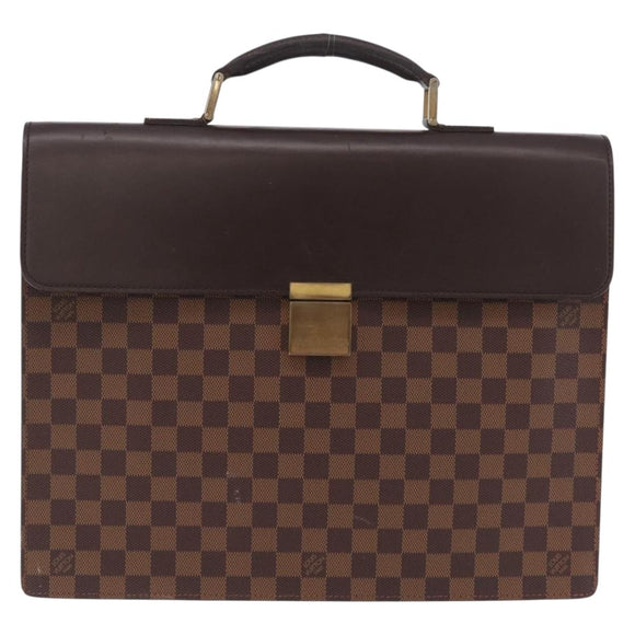 LOUIS VUITTON Damier Ebene Altona PM Briefcase N53315 LV Auth 207585