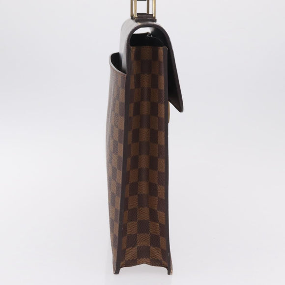 LOUIS VUITTON Damier Ebene Altona PM Briefcase N53315 LV Auth 207585