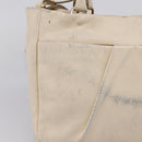 Salvatore Ferragamo Vala Shoulder Bag Leather 2way Ivory Gold Tone Auth 207588-3