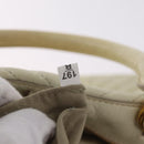 Miu Miu Hand Bag Leather Ivory Gold Tone Auth 207589A-12