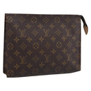 LOUIS VUITTON Monogram Poche Toilette 26 Pouch M47542 LV Auth 207591-1