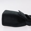 Salvatore Ferragamo Vala Shoulder Bag Suede Navy Gold Tone Auth 207593-3