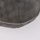 GUCCI GG Canvas Shoulder Bag Silver 181092 Auth 207594-18