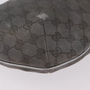 GUCCI GG Canvas Shoulder Bag Silver 181092 Auth 207594-19