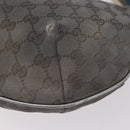 GUCCI GG Canvas Shoulder Bag Silver 181092 Auth 207594-20