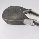 GUCCI GG Canvas Shoulder Bag Silver 181092 Auth 207594-3