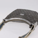 GUCCI GG Canvas Shoulder Bag Silver 181092 Auth 207594-6