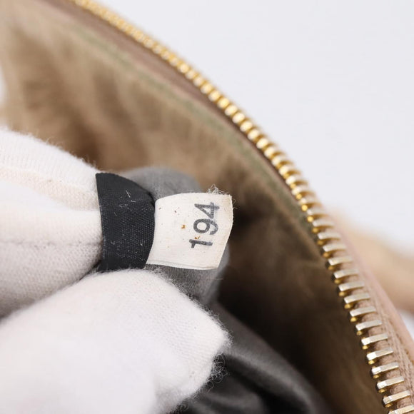 Miu Miu Vitellolux Hand Bag Leather 2way Pink Gold Tone Auth 207597V
