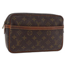 LOUIS VUITTON Monogram Compiegne 23 Clutch Bag M51847 LV Auth 207598-1
