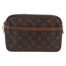 LOUIS VUITTON Monogram Compiegne 23 Clutch Bag M51847 LV Auth 207598-13