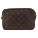 LOUIS VUITTON Monogram Compiegne 23 Clutch Bag M51847 LV Auth 207598-2