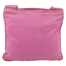 PRADA Shoulder Bag Nylon Pink Silver Auth 207599A-2