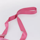 PRADA Shoulder Bag Nylon Pink Silver Auth 207599A-8