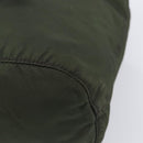 PRADA Pouch Nylon Green Silver Auth 207600A-7