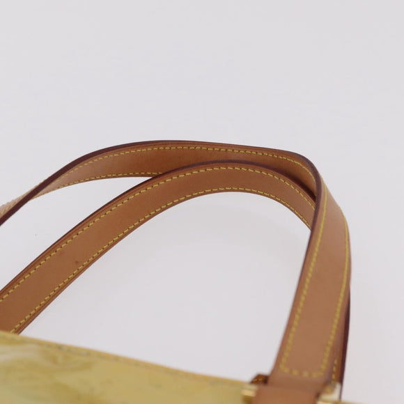 LOUIS VUITTON Monogram Vernis Houston Hand Bag Gris M91053 LV Auth 207601