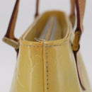 LOUIS VUITTON Monogram Vernis Houston Hand Bag Gris M91053 LV Auth 207601-7