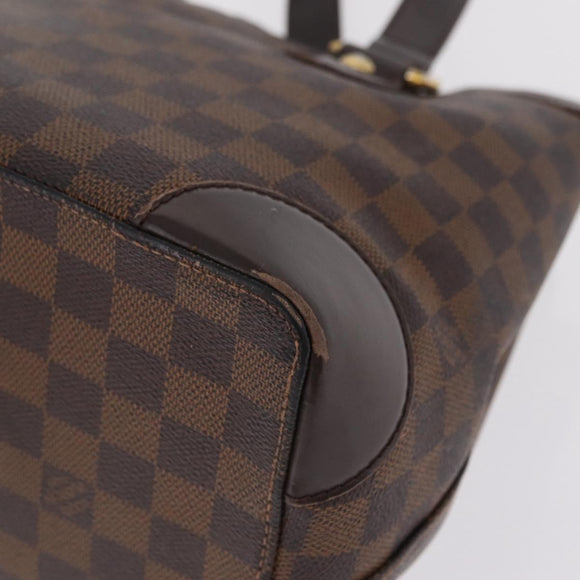 LOUIS VUITTON Damier Ebene Hampstead PM Tote Bag N51205 LV Auth 207603