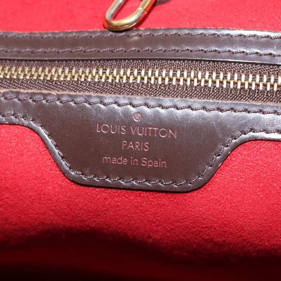 LOUIS VUITTON Damier Ebene Hampstead PM Tote Bag N51205 LV Auth 207603