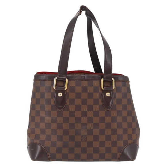 LOUIS VUITTON Damier Ebene Hampstead PM Tote Bag N51205 LV Auth 207603