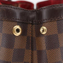LOUIS VUITTON Damier Ebene Hampstead PM Tote Bag N51205 LV Auth 207603-4