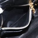 Miu Miu Biker Hand Bag Leather 2way Yellow Gold Auth 207612A-21