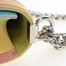 CHANEL Boy chanel Matelasse Chain Bag Caviar Skin Multicolor CC Auth 207613SM-20