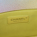 CHANEL Boy chanel Matelasse Chain Bag Caviar Skin Multicolor CC Auth 207613SM-22