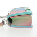 CHANEL Boy chanel Matelasse Chain Bag Caviar Skin Multicolor CC Auth 207613SM-3