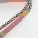 CHANEL Boy chanel Matelasse Chain Bag Caviar Skin Multicolor CC Auth 207613SM-8