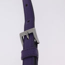 Miu Miu Shoulder Bag Leather Purple Silver Auth 207614V-10