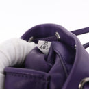 Miu Miu Shoulder Bag Leather Purple Silver Auth 207614V-12