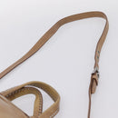 Miu Miu Hand Bag Leather 2way Brown Silver Auth 207616V-14