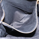 Miu Miu Hand Bag Vitellolux 2way Black Gold Auth 207617SAM-27