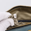 Miu Miu Hand Bag Vitellolux 2way Navy Gold Auth 207618-24
