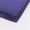 CHANEL Hologram Chain Shoulder Bag Vinyl Purple Silver CC Auth 207620A-15
