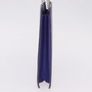 CHANEL Hologram Chain Shoulder Bag Vinyl Purple Silver CC Auth 207620A-3