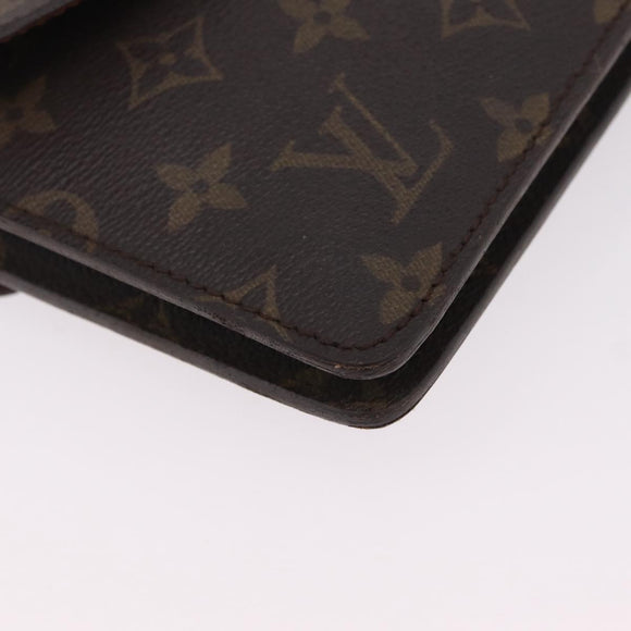 LOUIS VUITTON Monogram Double Rabat Shoulder Bag M51815 LV Auth 207633