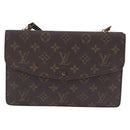 LOUIS VUITTON Monogram Double Rabat Shoulder Bag M51815 LV Auth 207633-3