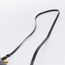 GIVENCHY Shoulder Bag Leather 2way Black Gold Auth 207635A-10